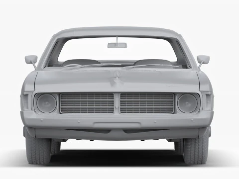 Chrysler VJ Valiant Regal Sedan 1973 - 1975 3D Model