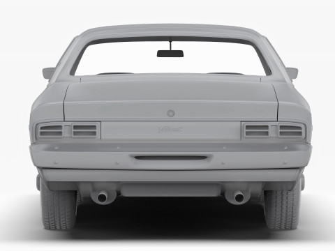 क्रिसलर वीजे वैलेंट रीगल सेडान 1973 - 1975 3D मॉडल