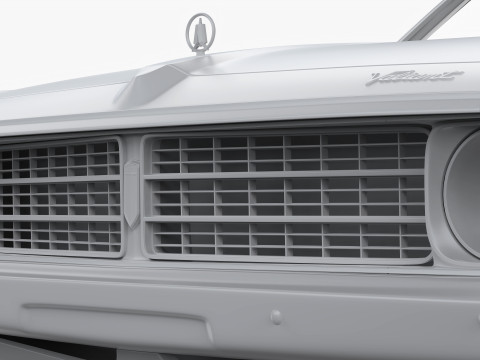 क्रिसलर वीजे वैलेंट रीगल सेडान 1973 - 1975 3D मॉडल