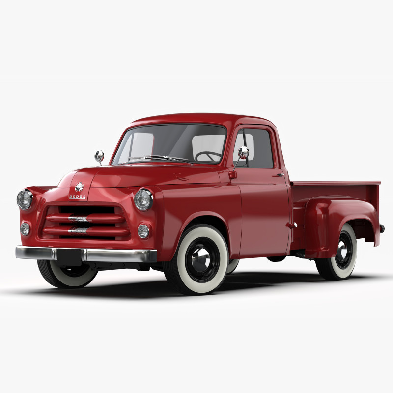 Dodge C-3 1955 Modello 3D .c4d .max .obj .3ds .fbx .stl .blend