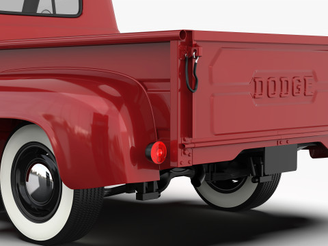 Dodge C-3 1955 Modello 3D