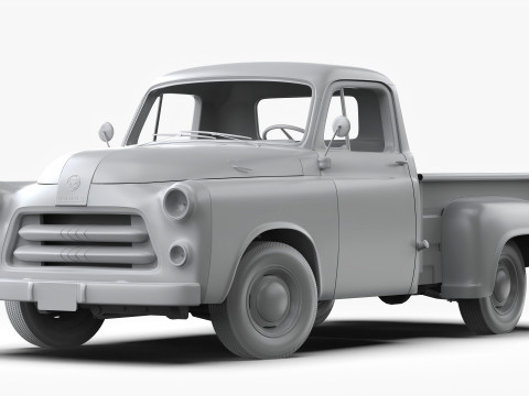 Dodge C-3 1955 Modello 3D