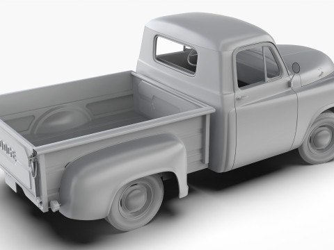 Dodge C-3 1955 Modello 3D