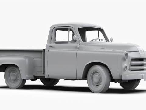 Dodge C-3 1955 Modello 3D