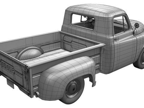 Dodge C-3 1955 Modello 3D