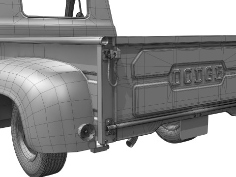 Dodge C-3 1955 Modello 3D