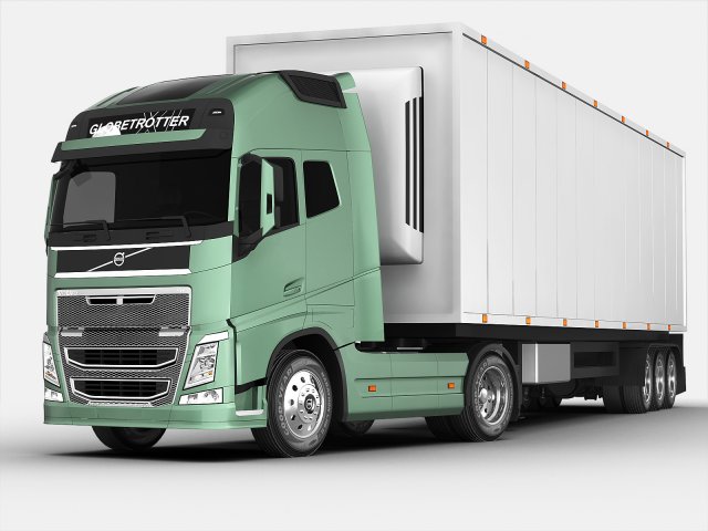 volvo fh16 2012 3D 模型 .c4d .max .obj .3ds .fbx .stl .blend 