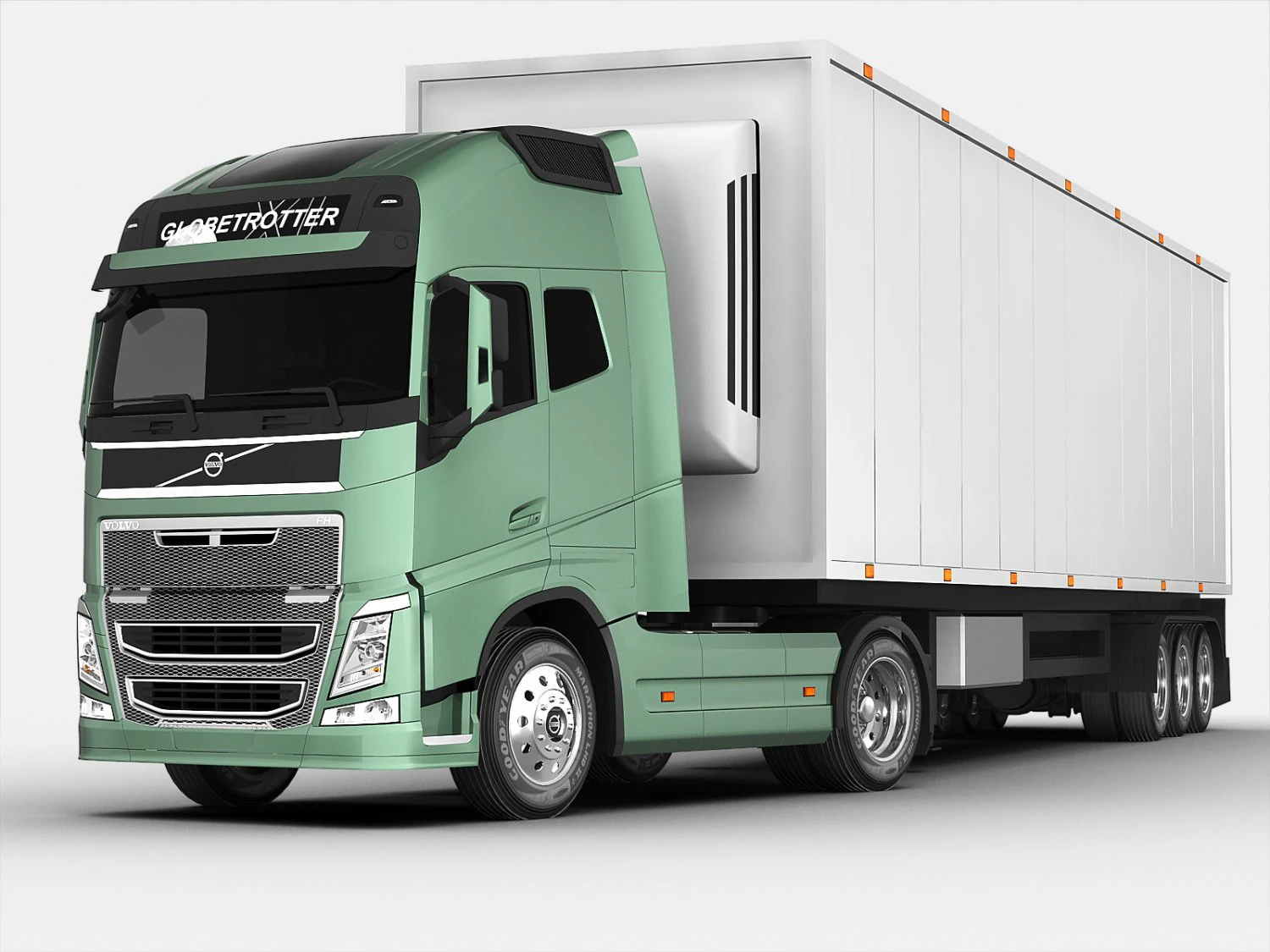 volvo fh16 2012 3D Model .c4d .max .obj .3ds .fbx .stl .blend 