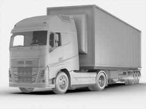 volvo fh16 2012 3D 模型