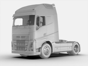 volvo fh16 2012 3D 模型