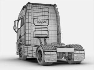 volvo fh16 2012 3D 模型