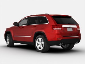 jeep grand cherokee 2012 3D मॉडल