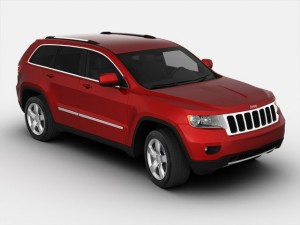 jeep grand cherokee 2012 3D मॉडल