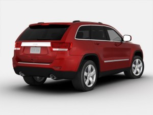 jeep grand cherokee 2012 3D मॉडल