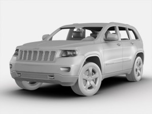 jeep grand cherokee 2012 3D मॉडल