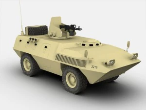 fiat 6614 apc 3D Model