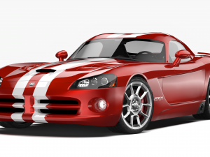 dodge viper srt10 2008 - 2010 3D 模型