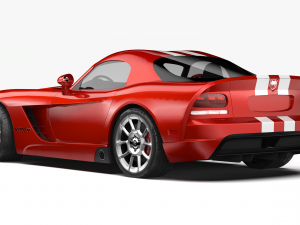 dodge viper srt10 2008 - 2010 Modello 3D