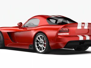 dodge viper srt10 2008 - 2010 3D Model