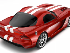 dodge viper srt10 2008 - 2010 3D Model