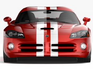 dodge viper srt10 2008 - 2010 Modello 3D