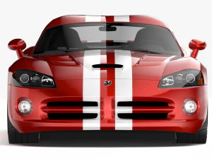 dodge viper srt10 2008 - 2010 3D Model