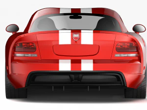 dodge viper srt10 2008 - 2010 3D Model
