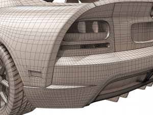dodge viper srt10 2008 - 2010 Modello 3D