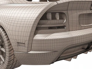 dodge viper srt10 2008 - 2010 3D Model