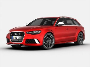 audi rs6 avant 2014 3D मॉडल