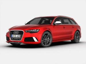audi rs6 avant 2014 Modelo 3D