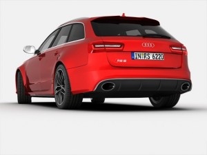 audi rs6 avant 2014 3D Модель