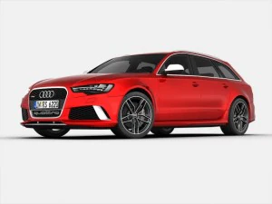 audi rs6 avant 2014 3D Model
