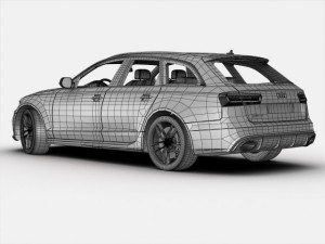 audi rs6 avant 2014 3D Модель