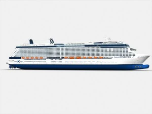 celebrity reflection cruise ship 3D Model