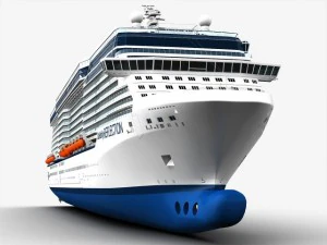 celebrity reflection cruise ship 3D Model