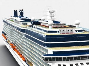 celebrity reflection cruise ship Modelo 3D
