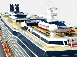 celebrity reflection cruise ship 3D Model