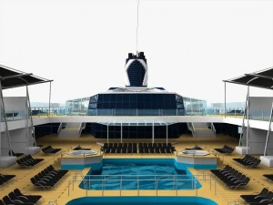 celebrity reflection cruise ship 3D Model