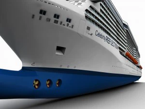 celebrity reflection cruise ship 3D Model
