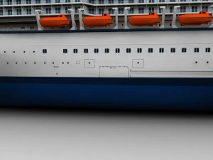celebrity reflection cruise ship 3D Model