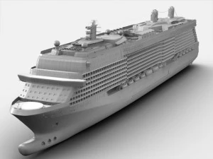 celebrity reflection cruise ship 3D Model