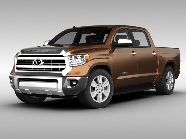 toyota tundra 2014 3D 模型 .c4d .max .obj .3ds .fbx .stl .blend 