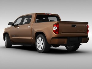 toyota tundra 2014 3D 模型