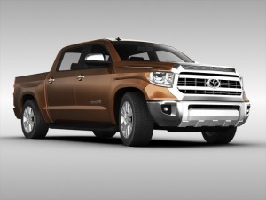 toyota tundra 2014 3D 模型