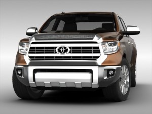toyota tundra 2014 3D 模型