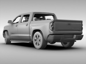 toyota tundra 2014 3D 模型