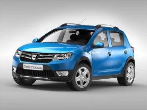 dacia sandero 2013 Modelo 3D