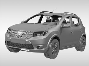 dacia sandero stepway 2013 3D Model