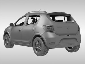 dacia sandero stepway 2013 3D Model